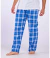 Mens Harley Flannel Pant ROYAL/SILVER PLAID