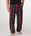 Mens Harley Flannel Pant RED/BLACK KINGSTON PLAID