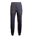 Adult Flannel Jogger BLACK VARSITY PLAID