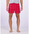Mens Flannel Short CRIMSON FIELD DAY PLAID