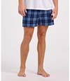 Mens Flannel Short NAVY/COLUMBIA PLAID