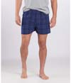 Mens Flannel Short NAVY FIELD DAY
