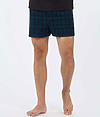 Mens Flannel Short SCOTTISH TARTAN PLAID