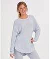 Cuddle Oversized Crew SKY BLUE HEATHER