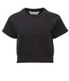 Womens French Terry Crew CHARCOAL HEATHER