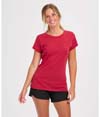Womens Essential Crew Tee BRICK RED