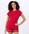 Womens Essential Crew Tee TRUE RED
