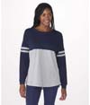 Pom Pom Jersey NAVY/OXFORD HEATHER