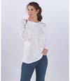 Pom Pom Jersey WHITE
