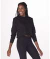 Cropped Retro Jersey BLACK