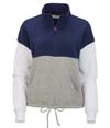 Fleece Colorblock Quarter Zip NAVY