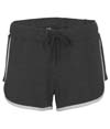 French Terry Short CHARCOAL HEATHER/WHITE