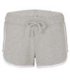 French Terry Short OXFORD HEATHER/WHITE