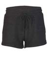 Rib Knit Corded Short BLACK