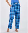 Womens Haley Flannel Pant BLUE HARMONY PLAID