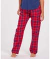 Womens Haley Flannel Pant BRICK RED KINGSTON PLAID