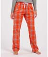 Womens Haley Flannel Pant BURNT ORANGE KINGSTON PLAID