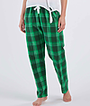 Womens Haley Flannel Pant GREEN MCINTOSH PLAID