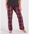 Womens Haley Flannel Pant MAROON PLAID