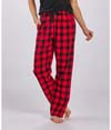 Womens Haley Flannel Pant RED/BLACK BUFFALO PLAID