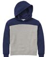 Youth Colorblock Hoodie NAVY/OXFORD HEATHER