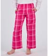 Youth Polyester Flannel Pant PINK CARNEGIE PLAID