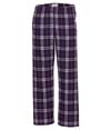 Youth Polyester Flannel Pant PURPLE/WHITE PLAID