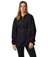 Adult Packable Anorak Jacket BLACK