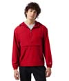 Adult Packable Anorak Jacket SCARLET