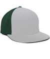 Perforated Flexfit Cap SILVER/DARK GREEN/SILVER