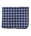 Premium Flannel Blanket NAVY/COLUMBIA PLAID