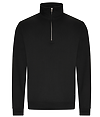 Sophomore 1/4 Zip Sweat JET BLACK