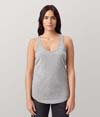Womens Racer Back Tank ATHLETIC HEATHER (85C/15P)