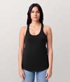 Womens Racer Back Tank BLACK