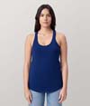 Womens Racer Back Tank BLUE DEPTHS