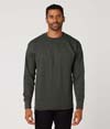 Lightweight Fleece Crewneck CHARCOAL HEATHER (55C/45P)