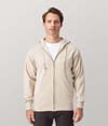 Premium Full Zip Hoodie BONE
