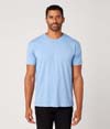 Unisex Short Sleeve Tee LIGHT BLUE HEATHER (60C/40P)