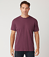 Unisex Short Sleeve Tee MAROON HEATHER (60C/40P)