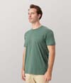 Unisex Short Sleeve Tee PINE HEATHER (60C/40P)