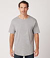 Drop Tail Tee ATHLETIC HEATHER (85 COTTON/15 VISCOSE