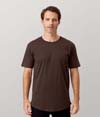Drop Tail Tee CACAO SHELL