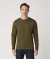 Mens Long Sleeve Tee MILITARY GREEN