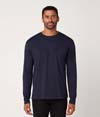 Mens Long Sleeve Tee NAVY BLAZER