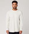 Premium Long Sleeve Tee OATMEAL HEATHER (99 COTTON/1 VISCOSE