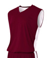 Reversible Muscle Tank MAROON/WHITE