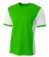 Premier Soccer Jersey LIME/WHITE