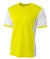Premier Soccer Jersey SAFETY YELLOW/WHITE
