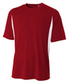 Color Block Crew CARDINAL/WHITE