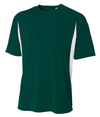 Color Block Crew FOREST/WHITE